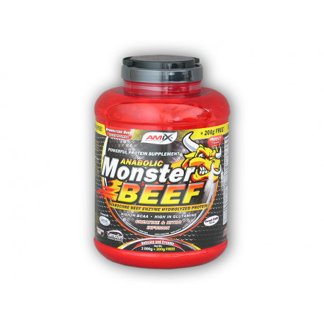 Anabolic Monster BEEF 90% fehérje 2200g - eper-banán