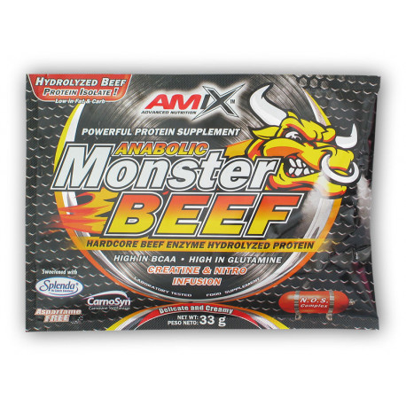 Anabolic Monster BEEF 33g Akció - Vanília-lime