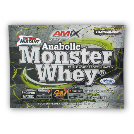 Anabolic Monster Whey 33g tasak - eper-banán