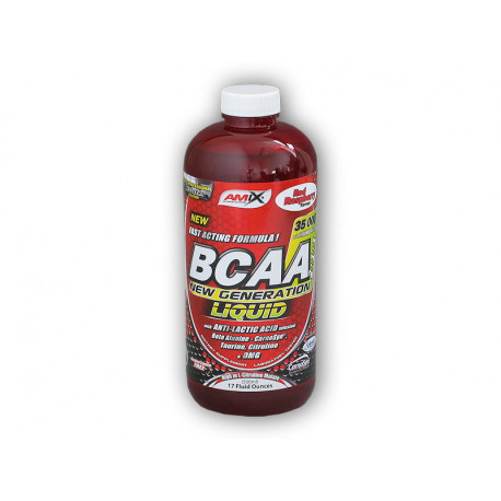 BCAA New Generation Liquid 500ml - vörös málna