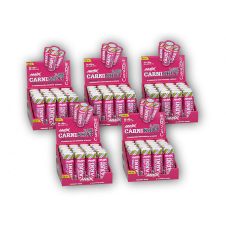 4x CarniShot 3000 20x60ml + 1x FREE - citrom