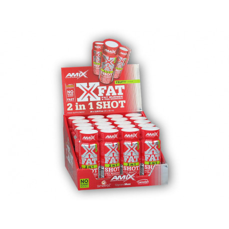 X-Fat 2 in 1 shot doboz 20x60ml - gyümölcsös