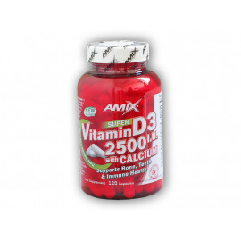 Super Vitamin D3 2500NE kalciummal 120cps