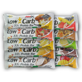 Low Carb 33% fehérjeszelet 60g - narancssárga szorbet