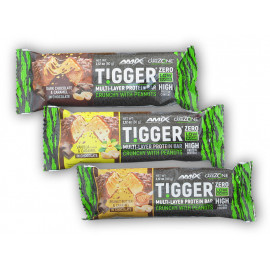 Tigger Zero többrétegű fehérjeszelet 60g - mogyoróvajas karamell