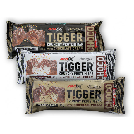 Tiger Choco ropogós szelet magas fehérjetartalmú 60g - Marcipán torta