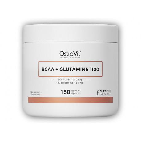 Supreme BCAA + glutamin 1100mg 150 kapszula
