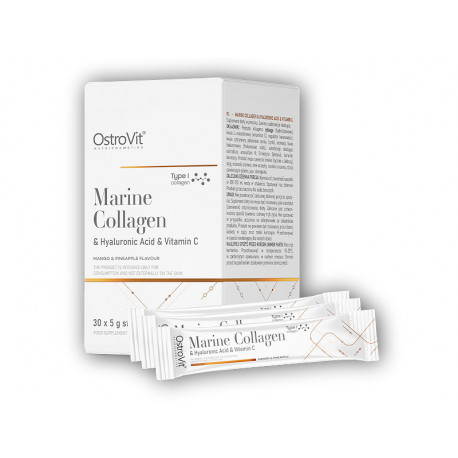 Tengeri kollagén + hialuronsav + C-vitamin 30 x 5g doboz