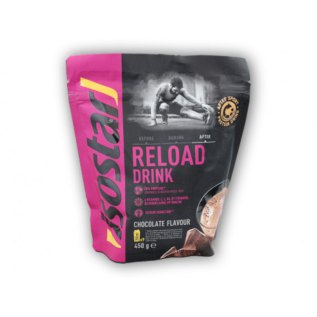 Isostar por sport utántöltés után 450g - csokoládé