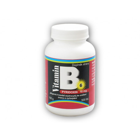 Piridoxin B-vitamin 6 10mg 500 tabletta