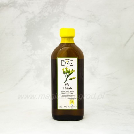 Olej z ľaničníka lisovaný zastudena Olvita 250 ml