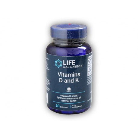 D- és K-vitamin, 60 kapszula
