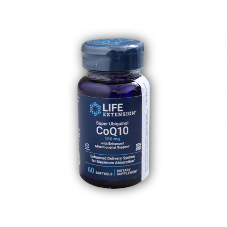 Super Ubiquinol CoQ10 + továbbfejlesztett 100mg 60 kapszula