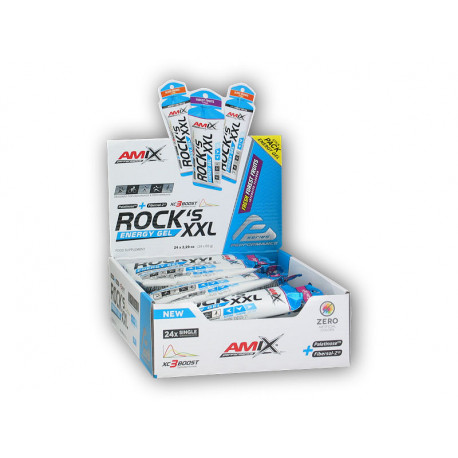 24x Rocks Energy Gel XXL 65g - citrom